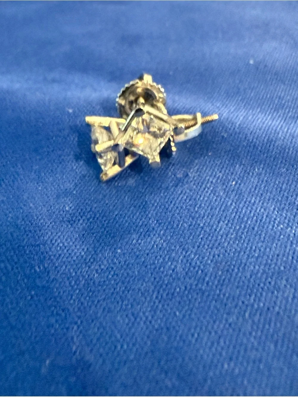 Diamond earrings. Tolkowski diamonds. Near colorless.